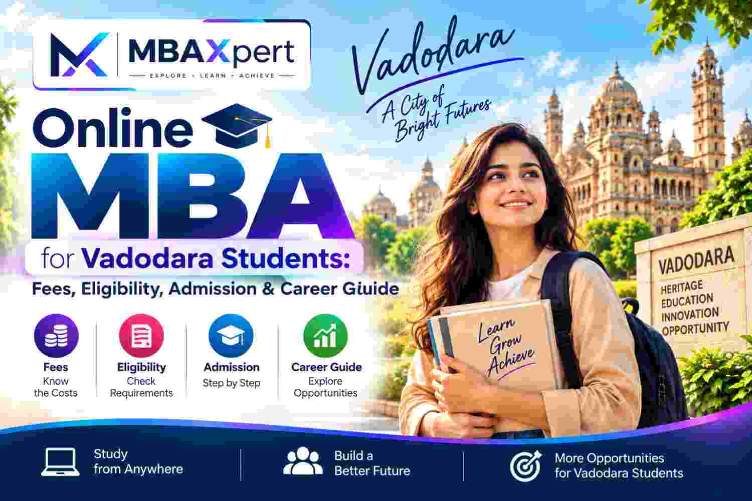 Online MBA for Vadodara Students: Fees, Eligibility, Admission & Career Guide
